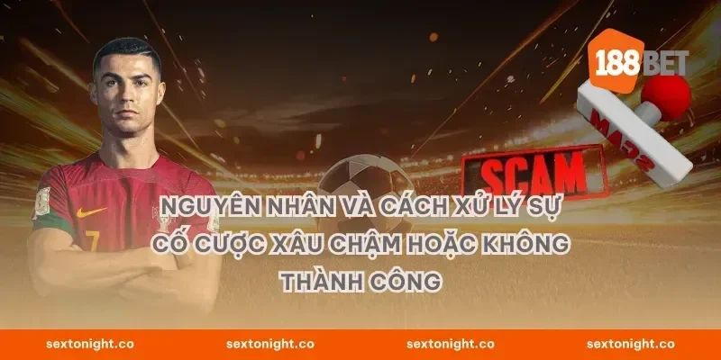 Nguyên nhân và cách xử lý sự cố cược xâu chậm hoặc không thành công