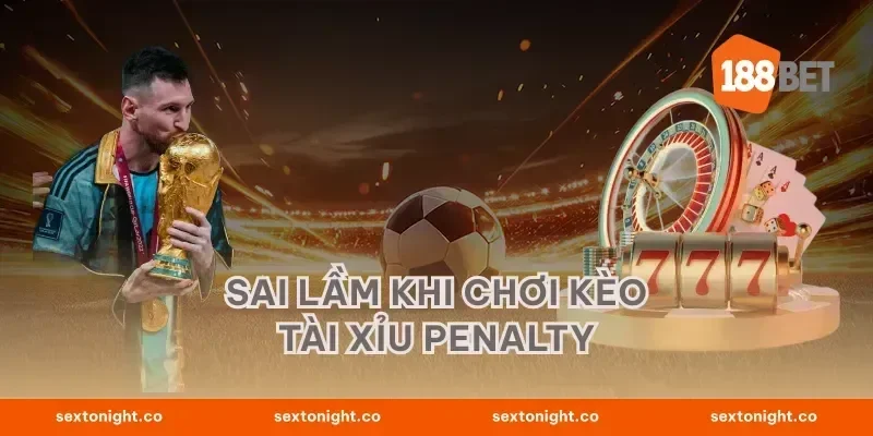 Sai lầm khi chơi kèo tài xỉu penalty